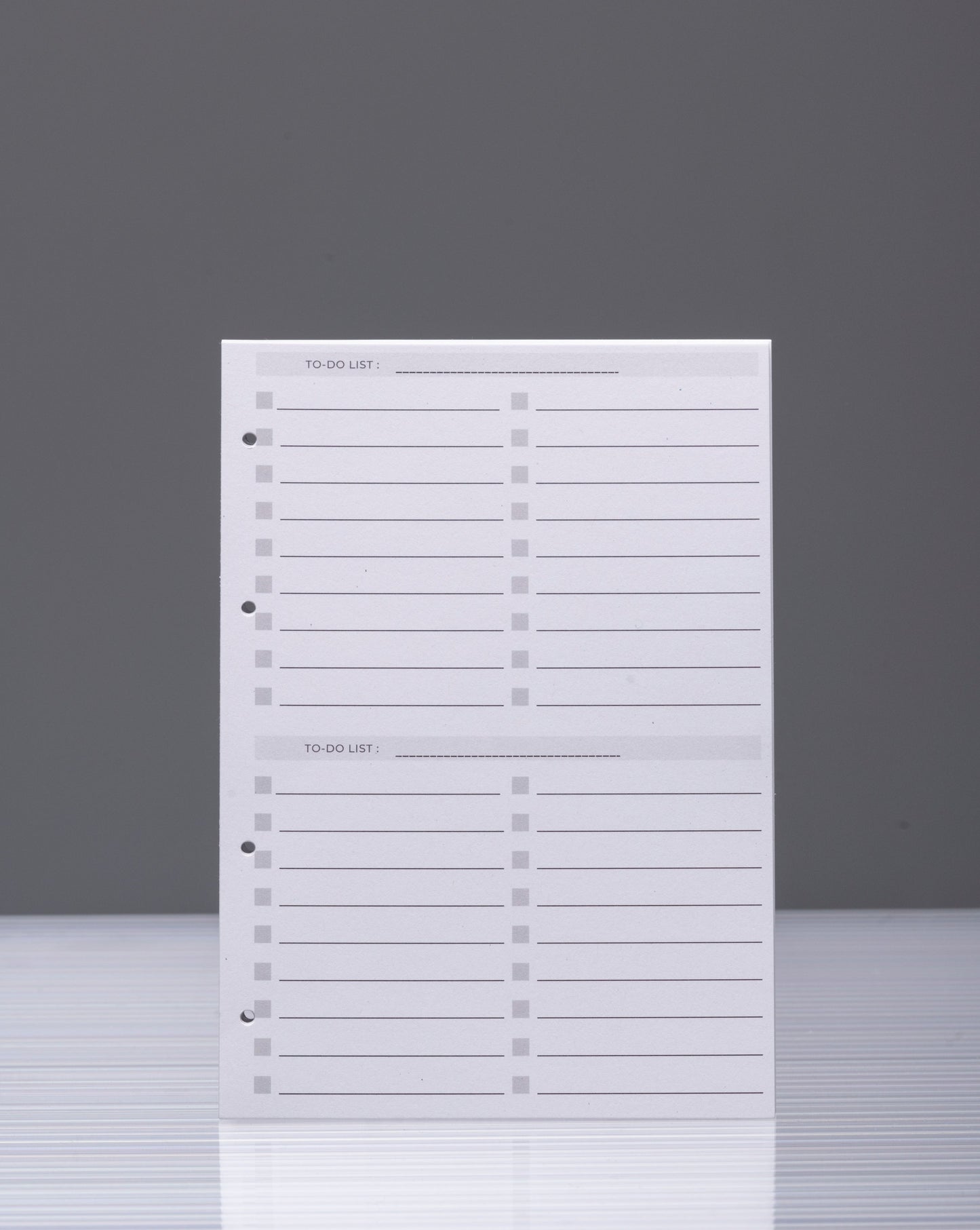 Recharge feuilles carnet - To do liste